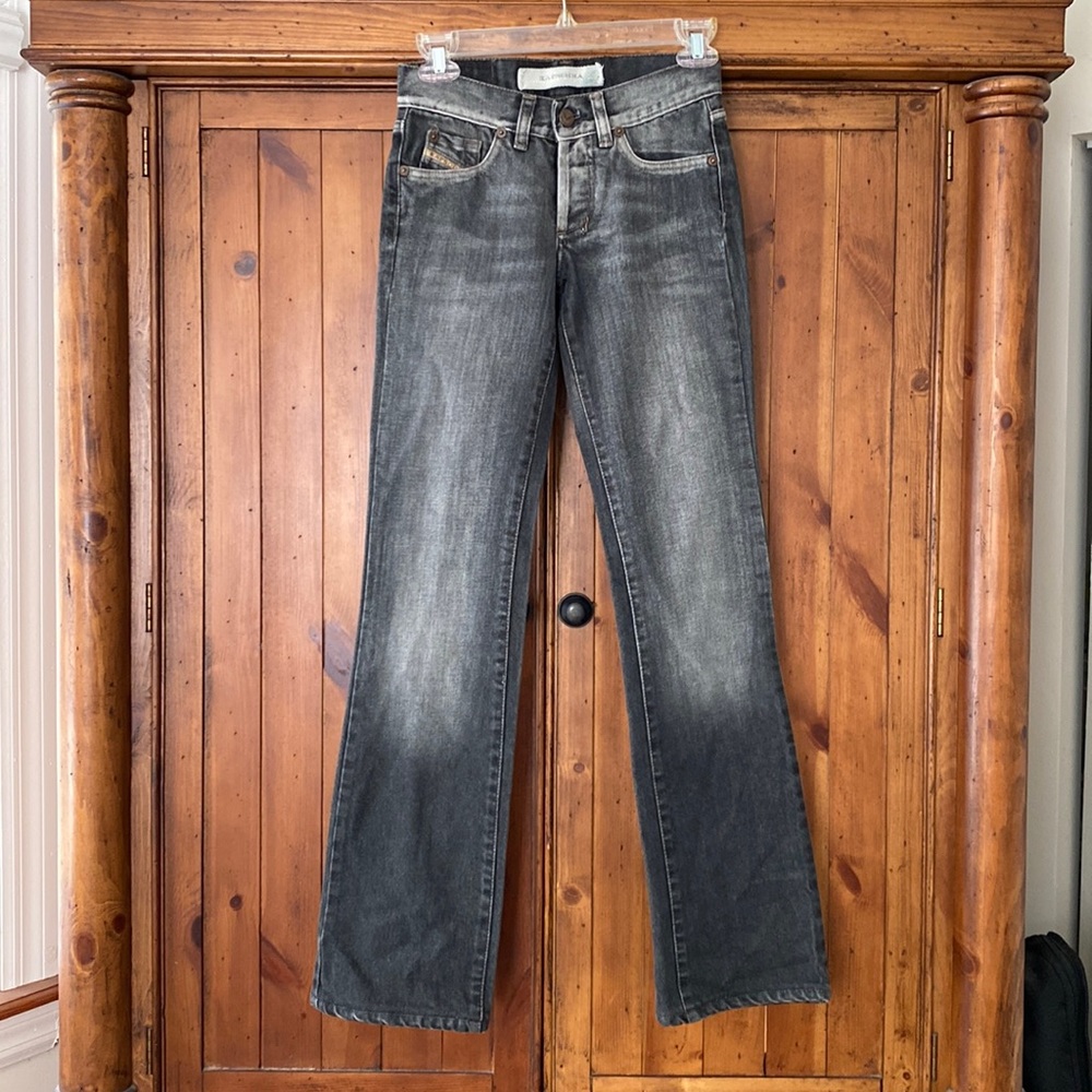 Rapsodia Super Low Rise Jeans black faded size 22